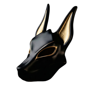 Máscara Egipcia de Anubis, <span class=keywords><strong>Disfraz</strong></span> de Halloween para Adultos, Máscara Realista de Cabeza de Perro, Accesorio para Juego de Roles de Divinidad Antigua, Elegante para Fiestas - Product Image 2