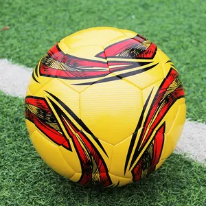 New Style PVC Machine Stitched Soccer Football Balls Professional Size 5 For Official Match