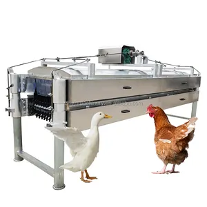 Geflügel enthaarung maschine Große horizontale automatische Feder entfernungs maschine Hühner ente Schlachtung Haaren tfernungs ausrüstung
