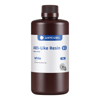 Résine Anycubic Water-Wash ABS-like V2, faible odeur, haute résistance, haute ténacité, matériau d'impression 3D, résine LCD 365-405 nm, 35-45 MPa