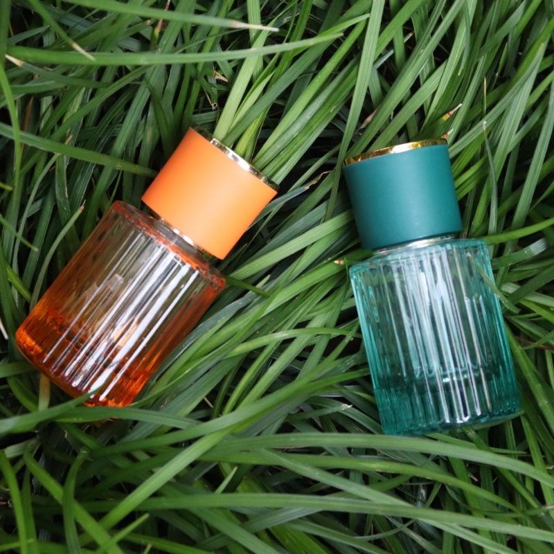 液体包装用の耐久性のあるトレンディな女性用オレンジボトルの香水