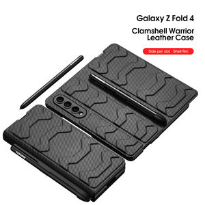 <span class=keywords><strong>Galaxy</strong></span> <span class=keywords><strong>Z</strong></span> <span class=keywords><strong>Fold</strong></span> 4 Clam shell Warrior Etui en cuir <span class=keywords><strong>pour</strong></span> Sumsung <span class=keywords><strong>Galaxy</strong></span> <span class=keywords><strong>Z</strong></span> <span class=keywords><strong>Fold</strong></span> 4 <span class=keywords><strong>Fold</strong></span> <span class=keywords><strong>3</strong></span> 5G - Product Image 4