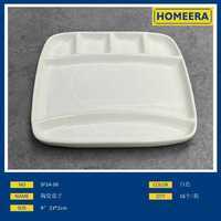 Juego de vajilla de porcelana al por mayor, 9 platos en 2 piezas por caja de color, 23x23x2cm, juego de vajilla de cerámica para uso doméstico - Product Image 1