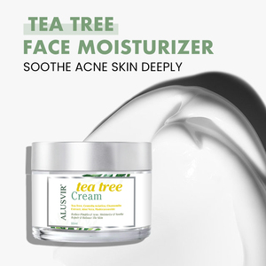 Ensemble de soins du <span class=keywords><strong>visage</strong></span> à l'huile d'arbre à thé anti-acné en marque propre, crème nettoyante pour le <span class=keywords><strong>visage</strong></span>, sérum, gel de traitement de l'acné, ensemble de soins de la <span class=keywords><strong>peau</strong></span> - Product Image 4