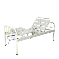 Lit d'hôpital de luxe en acier inoxydable à deux manivelles, nouveau mobilier hospitalier, prix compétitif, populaire auprès des cliniques, en promotion pour le secteur médical
