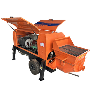 Bomba de Concreto Personalizável com Motor Diesel, Máquina de Construção de Concreto com Acessórios de Tubulação Inclusos - Product Image 5