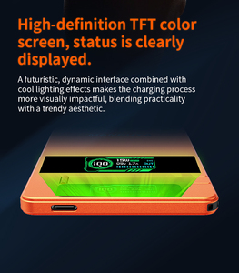 <span class=keywords><strong>Batterie</strong></span> <span class=keywords><strong>externe</strong></span> ultra-fine 10000 mAh avec logo personnalisé, charge magnétique, support et charge rapide sans fil - Product Image 3