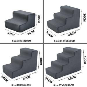 Huisdier Opritten 3 Treden Trappen Kat Hond Ladder Anti-Slip Verwijderbare Trap Voor Honden Huisdier Accessoires Speelgoed Hond Bed Trappen - Product Image 2