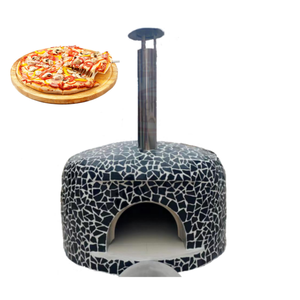 Grill cuisine distributeur automatique four pizza chaud industriel convoyeur bois extérieur pierre four à pizza dans le jardin - Product Image 2