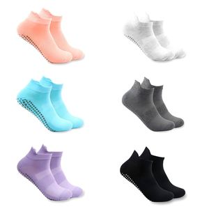 Women's Solid Color Anti-Slip Indoor Yoga Pilates Grip <b>Socks</b> Breathable Custom Logo <b>Socks</b> Sports Protective Gear All-Anti Slip - Product Image 2