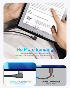 Cable de Carga Rápida USB C de 60W y 2m, Cable de Alimentación de Alta Velocidad para Teléfono Móvil, Banco de Energía para Auto, Cable de Nailon Personalizado, Muestra Gratis - Product Image 3