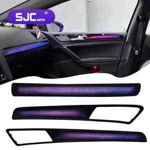 Kit d'éclairage d'ambiance automobile SJC 64 couleurs pour <span class=keywords><strong>Volkswagen</strong></span> <span class=keywords><strong>Golf</strong></span> 7 MK7 2014-2021 LHD/RHD, éclairage LED synchronisé arc-en-ciel - Product Image 1