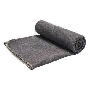 Одеяло из переработанной шерсти, полиэстер, однотонное Флисовое одеяло, полярное Норковое одеяло