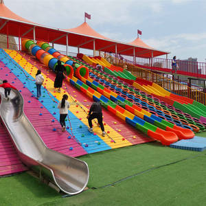 Parco giochi all'aperto commerciale con scivolo super lungo per bambini e adulti in vendita - Product Image 4