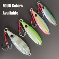 Leurre Artificiel Rigide en ABS pour Pêche au Slow-Jigging, Type Papillon, 150g 300g, avec Hameçon 5/0, pour Thon, Maquereau, Pêche en Mer en Haute Mer