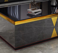 Nouvelle Combinaison Meubles de Salon Très Demandée : Table Basse Simple et Meuble TV