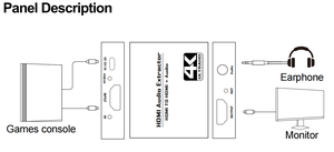 <span class=keywords><strong>2025</strong></span> Nhà Máy Mới Giá Rẻ Sắt Cho <span class=keywords><strong>HDMI</strong></span> Âm Thanh Vắt Hdtv Chuyển Đổi Adapter Hỗ Trợ 4K 30Hz Cho <span class=keywords><strong>HDMI</strong></span> Cho <span class=keywords><strong>HDMI</strong></span> Video Splitter - Product Image 6