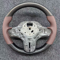 Volant en fibre de carbone LCI pour F10 F12 F30 F90 G05 G20 G80 G82 E46 E60 E90 E92 M3 M4 M5 M6 X5 X6, personnalisation possible