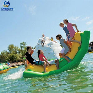 Jeu d'eau flottant d'été gonflable océan double teetertotter, double <span class=keywords><strong>bascule</strong></span> - Product Image 1