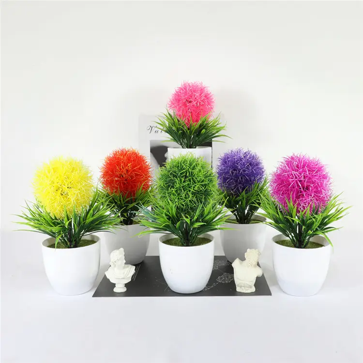 green plant ornament bonsai plastic flower for home living room decoration artificial