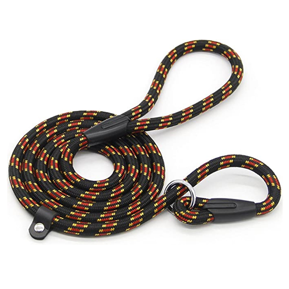 Светоотражающий регулируемый нейлоновый оплетенный поводок для собак Стандартный поводок для домашних животных для тренировок Тактический поводок