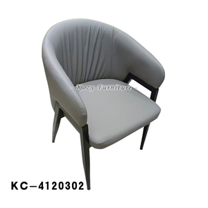 <span class=keywords><strong>2025</strong></span> thiết kế hiện đại giá rẻ đồ nội thất nhà PU da phòng ăn ghế sắt chân vải đầy màu sắc ghế ăn - Product Image 6