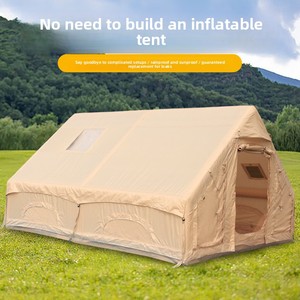 Carpa Inflable de 12 m², Tela Oxford 420D, Doble Capa, Resistente a las Heladas, Doble Uso, para Todas las Estaciones, Impermeable, Portátil, para Campamento al Aire Libre - Product Image 4