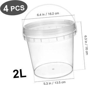 Custom Logo Printed PP Disposable Food <b>Storage</b> Soup Tamper Evident Proof Container Plastic Dessert Sealed Deli Cup Jar With Lid - Product Image 6