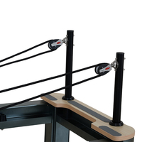 Wavar Commercial Core Bed, tous accessoires inclus, sangles à double boucle extensibles pour Reformer Pilates personnel en aluminium de studio