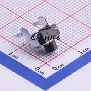 TS-1093A-A6B3-D2 Tactile Switch Through hole,6x6mm Switch Single Pole Single Throw Round Button Right Angle Insert 6mm - Product Image 2