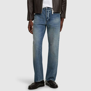 Vendita calda <span class=keywords><strong>pantaloni</strong></span> estivi in Denim Slim dritti Stretch giovani <span class=keywords><strong>pantaloni</strong></span> <span class=keywords><strong>Jeans</strong></span> personalizzati per la primavera e l'autunno - Product Image 1