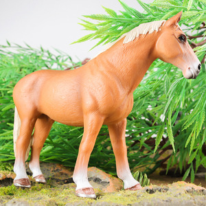 Modelo de simulación de animales sólidos transfronterizo yxs: Caballo, Blanco y Negro, Thousand-Mile, Missouri Foxfoot, para <span class=keywords><strong>niños</strong></span> - Product Image 2