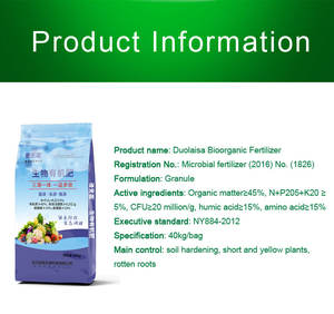 Contrôle principal Le durcissement du sol améliore la pourriture pourrie Plantes flétries courtes Engrais granule bio-stimulant - Product Image 2