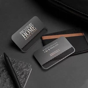 Cartes de visite professionnelles en acier inoxydable personnalisées, design tendance 2026 - Product Image 3