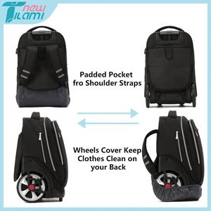 Échantillon gratuit : Sac de voyage grande capacité avec sac à dos à roulettes multifonctionnel pour des déplacements professionnels pratiques - Product Image 5