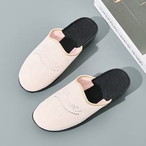 Pantoufles d'intérieur antidérapantes en <span class=keywords><strong>feutre</strong></span> de laine pour femmes pantoufles en <span class=keywords><strong>feutre</strong></span> de Style asiatique pour l'exportation mondiale en vrac personnalisable - Product Image 4