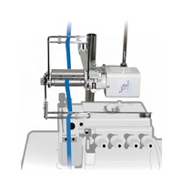 Machine à coudre Siruba 737 à aiguille simple, 3 fils, d'occasion / neuve, avec petit bras