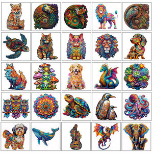 Puzzles en bois d'<span class=keywords><strong>animaux</strong></span> 3D personnalisés 100 à <span class=keywords><strong>1000</strong></span> pièces <span class=keywords><strong>Puzzle</strong></span> coloré pour adultes - Product Image 6