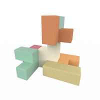 Cord-Würfel Weiches Modulares Kindersofa Verbindbare Schaumstoff-Sitzkissen Wohnmöbel für Kleinkinder zum Lesen, Klettern und Sensorischen Spielen
