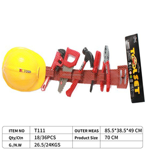 Jouets d'ingénieur pour enfants LASIVE TOY, casque de sécurité pour enfants, <span class=keywords><strong>ceinture</strong></span> à <span class=keywords><strong>outils</strong></span> de simulation avec <span class=keywords><strong>outils</strong></span> à main - Product Image 3