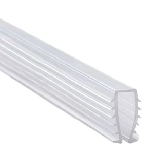 Accesorios de perfil de aluminio OEM y ODM Sello de <span class=keywords><strong>vinilo</strong></span> de cabecera de lujo transparente <span class=keywords><strong>para</strong></span> tira de sellado de puerta de vidrio de <span class=keywords><strong>Ducha</strong></span> - Product Image 1