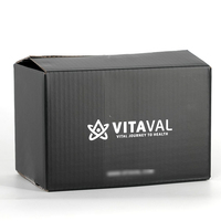 Cajas de Cartón Corrugado Negras Grandes Personalizadas, Impresas a Todo Color, Embalaje de Cartón Resistente para Mudanzas, Productos de Embalaje
