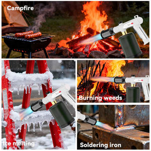 Lance-flammes portatif haute puissance, chalumeau au propane pour cuisine, barbecue, camping, allume-grillades - Product Image 5