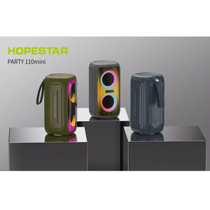 Altavoz Inalámbrico HOPESTAR PARTY110 Mini con Bluetooth, Luces LED RGB, Reproductor de Audio USB, Ranura para Tarjeta, Batería para Uso Doméstico y Comercio Exterior - Product Image 5