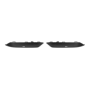 Para BMW <span class=keywords><strong>M8</strong></span> F91 F92 F93 2020-IN Divisores laterales delanteros Canards Estilo OEM Fibra de carbono seca Parachoques delantero Conductos de aire <span class=keywords><strong>M8</strong></span> Divisores delanteros - Product Image 1