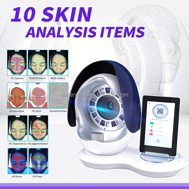 3D AI Full Face Facial Skin Analyzer Professional Beauty Scanner Machine