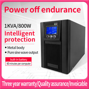 Mini 1000VA UPS 600W automatique en ligne 12V batterie au Lithium monophasée 220V 50Hz alimentation de secours ordinateurs caisses enregistreuses - Product Image 4