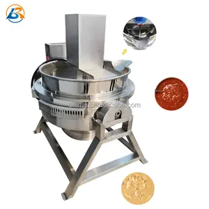 Double Jacketed Cooking Kettle With Agitator Gas Steam Electric Heating Stainless Steel Jacketed Kettle With High Shear