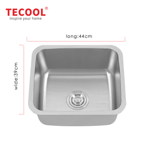 Évier de cuisine moderne à poser sous plan, <span class=keywords><strong>petit</strong></span> format, en acier inoxydable 201/304, à prix abordable - Product Image 5