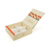Boîte d'emballage personnalisée en carton recyclable pour grains de café, boîte cadeau à couvercle rabattable avec insert